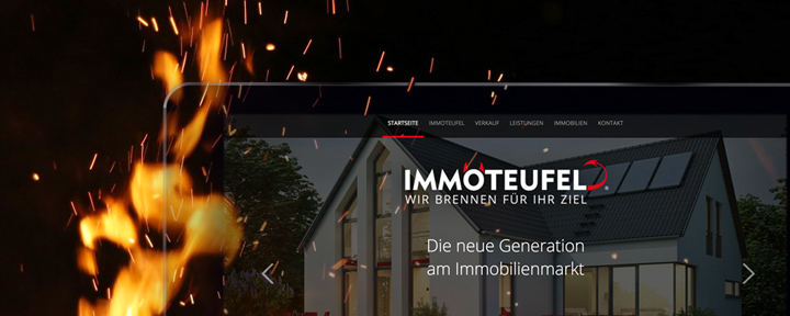 Feuer und Flamme für Immobilien
