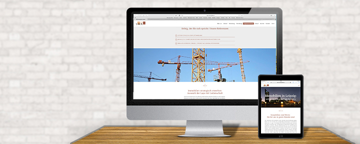 Neuer Webauftritt für Leipziger Immobilienunternehmen